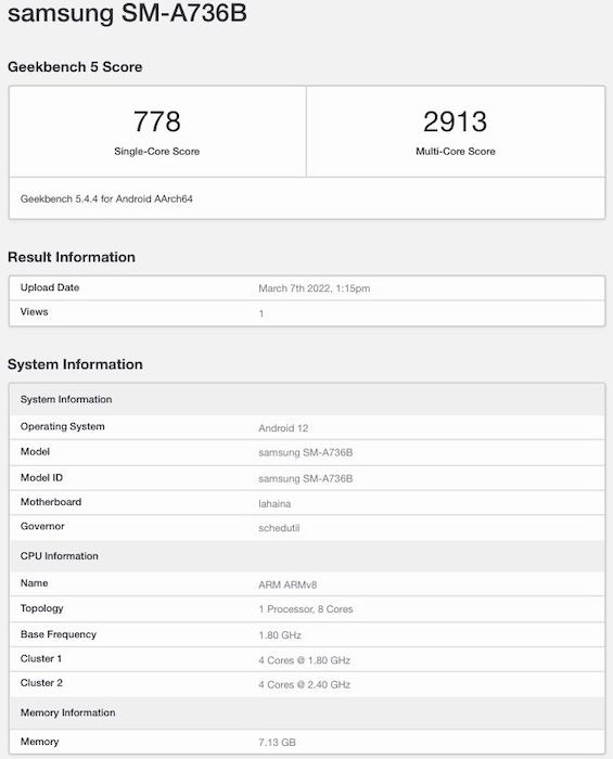 Galaxy A73